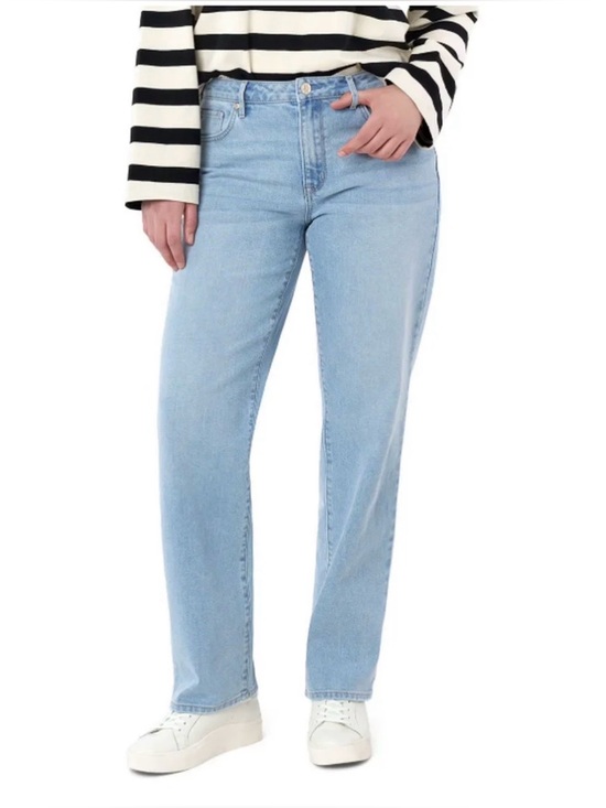 Seven7 Denim - Seven7 Straight Leg Loose Fit Light Blue Women's Jeans Size 20W NWT